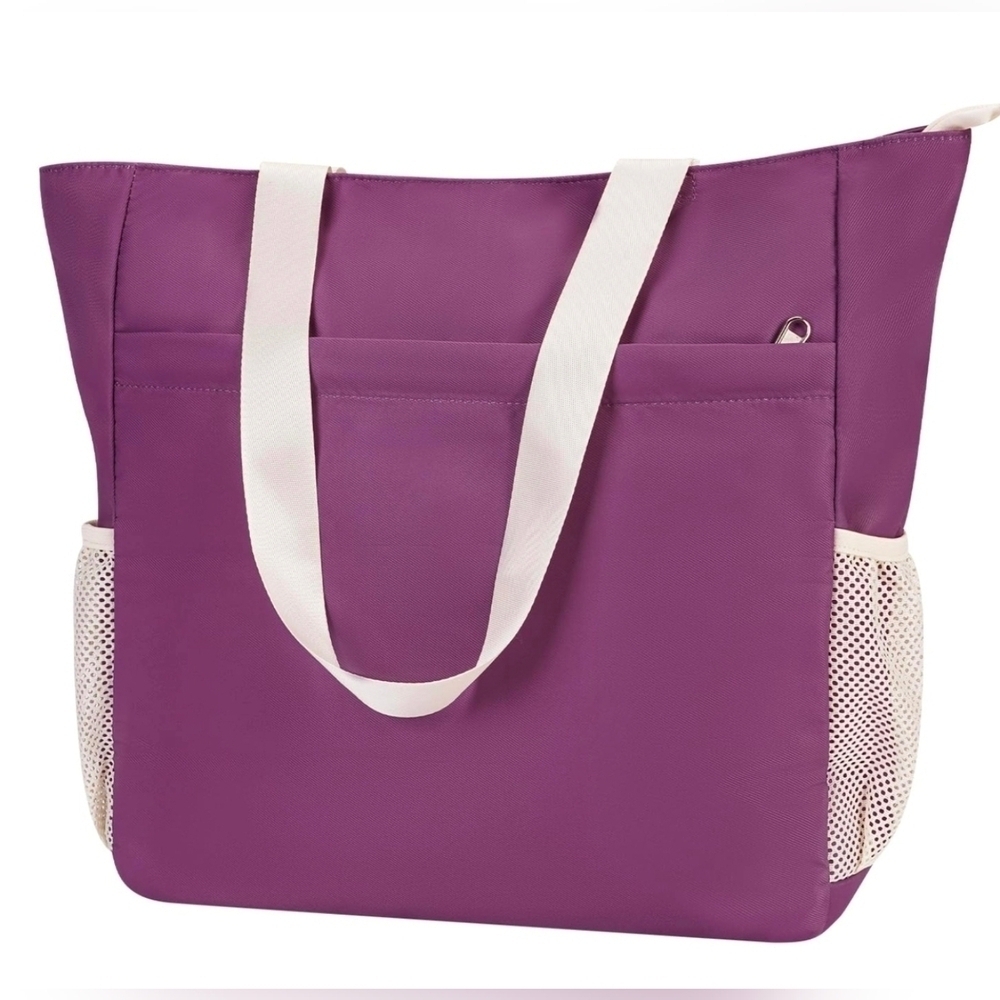 Tote Bag Large Capacity Shoulder Handbag Multi-Pocket Waterproof Travel Vacation